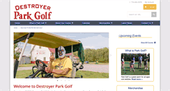Desktop Screenshot of destroyerparkgolf.com